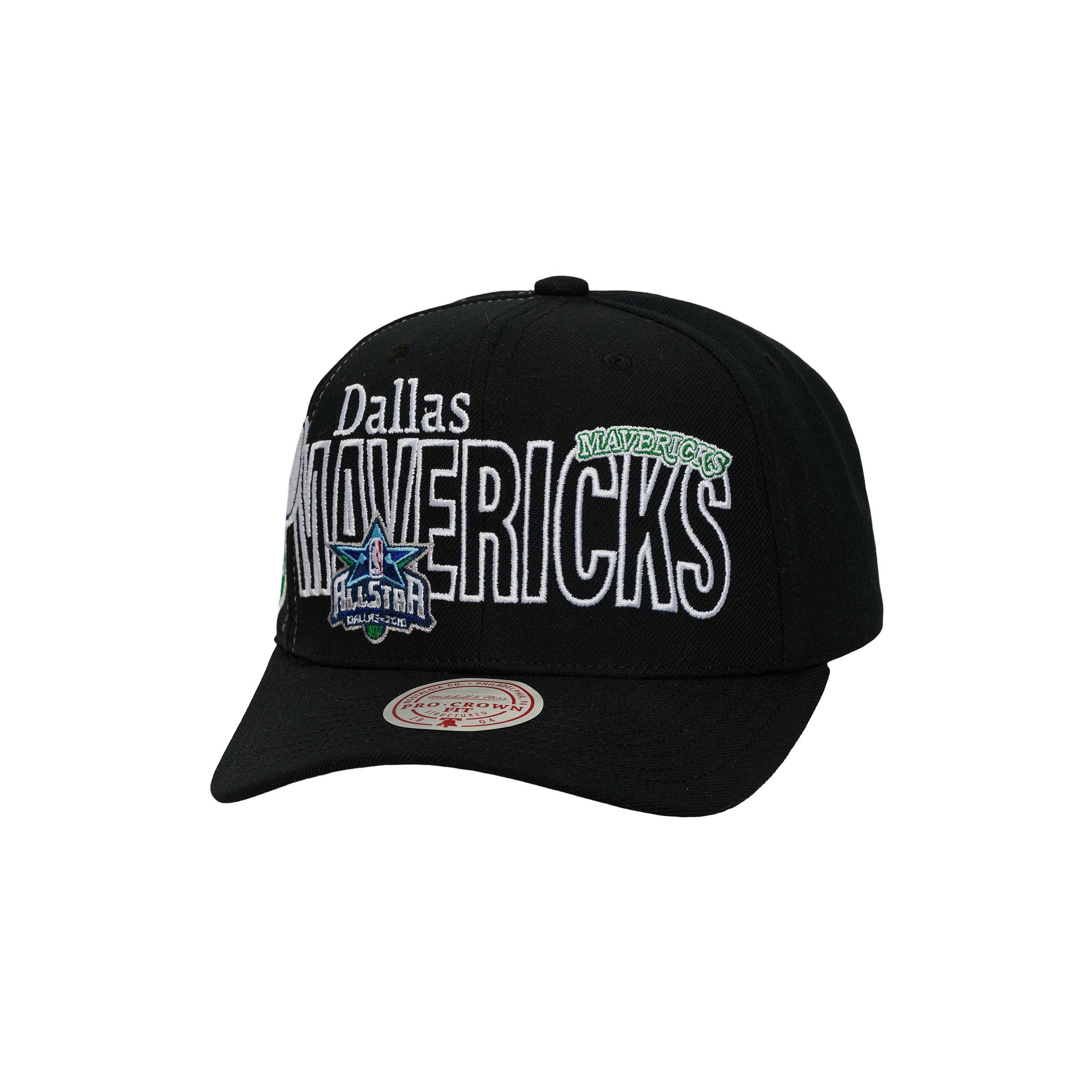 Mitchell & Ness Dallas Mavericks Mash Up Snapback Hat - Black - BLACK